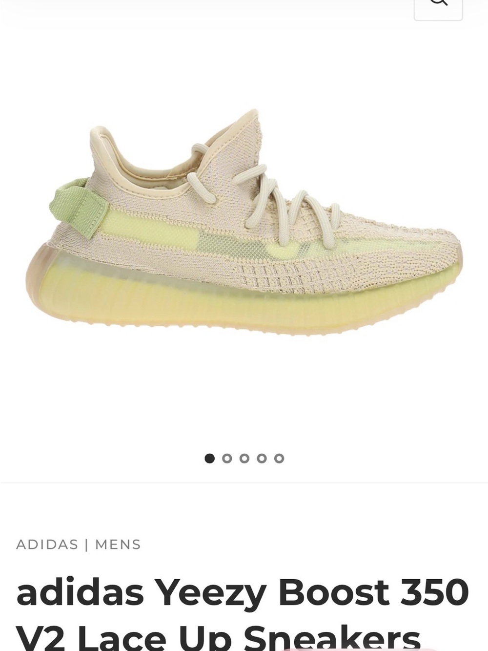 adidas Yeezy Boost 350 V2 - Cream with Pale Yellow & Light Green